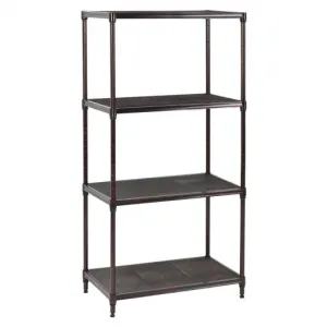 23" x 13" x 48" 4 Layer Steel Storage Rack Shelf Organizer