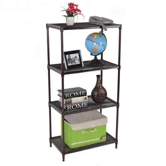 23" x 13" x 48" 4 Layer Steel Storage Rack Shelf Organizer