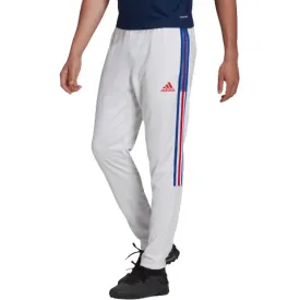 Adidas Men's Tiro Track Pants - White / Vivid Red / Royal Blue