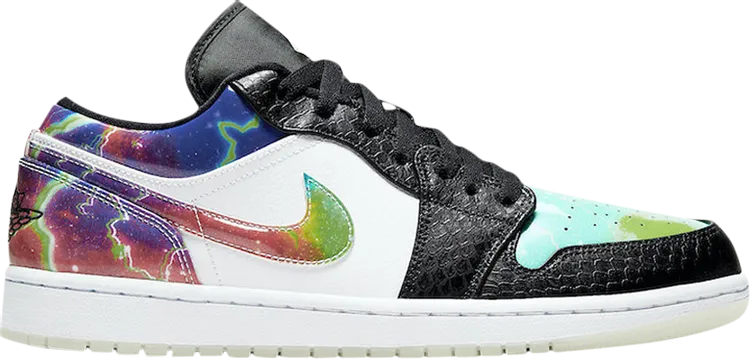 Air Jordan 1 Low Galaxy sneakers, white