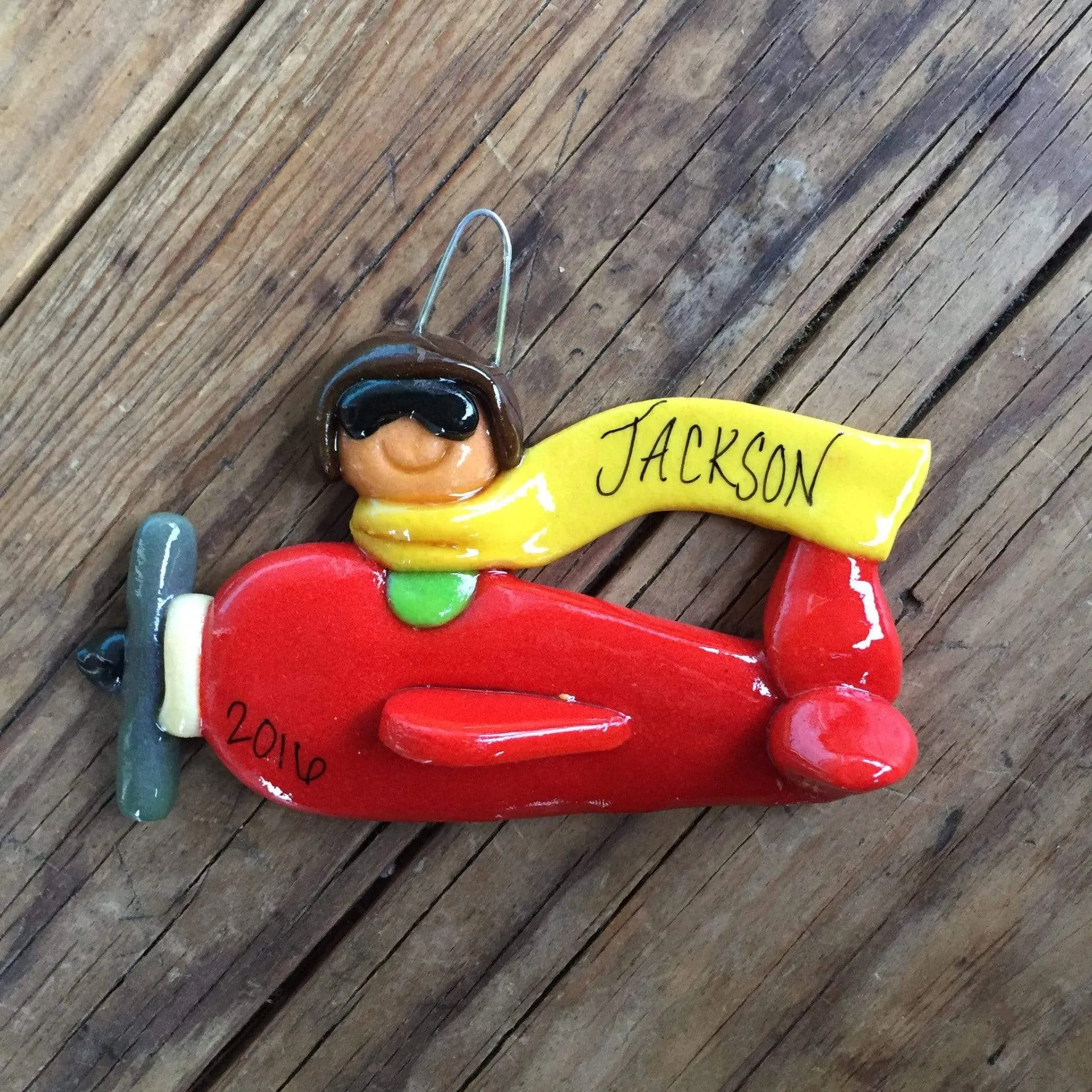 Airplane Christmas Ornament