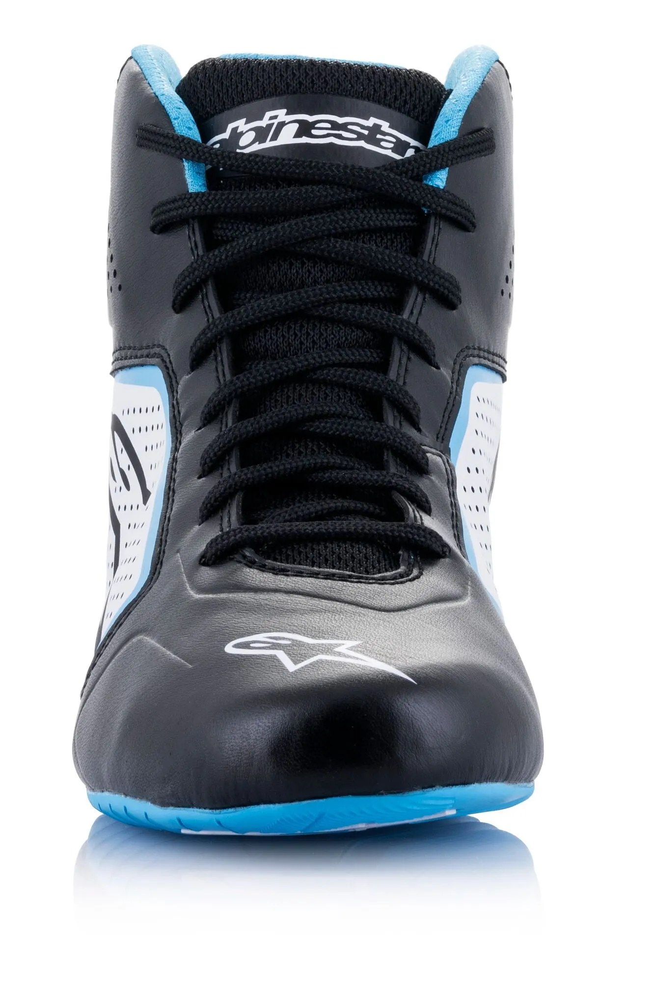 ALPINESTARS 2711521_1278_13 Karting shoes TECH-1 K START V2, black/white/light blue, Size 47