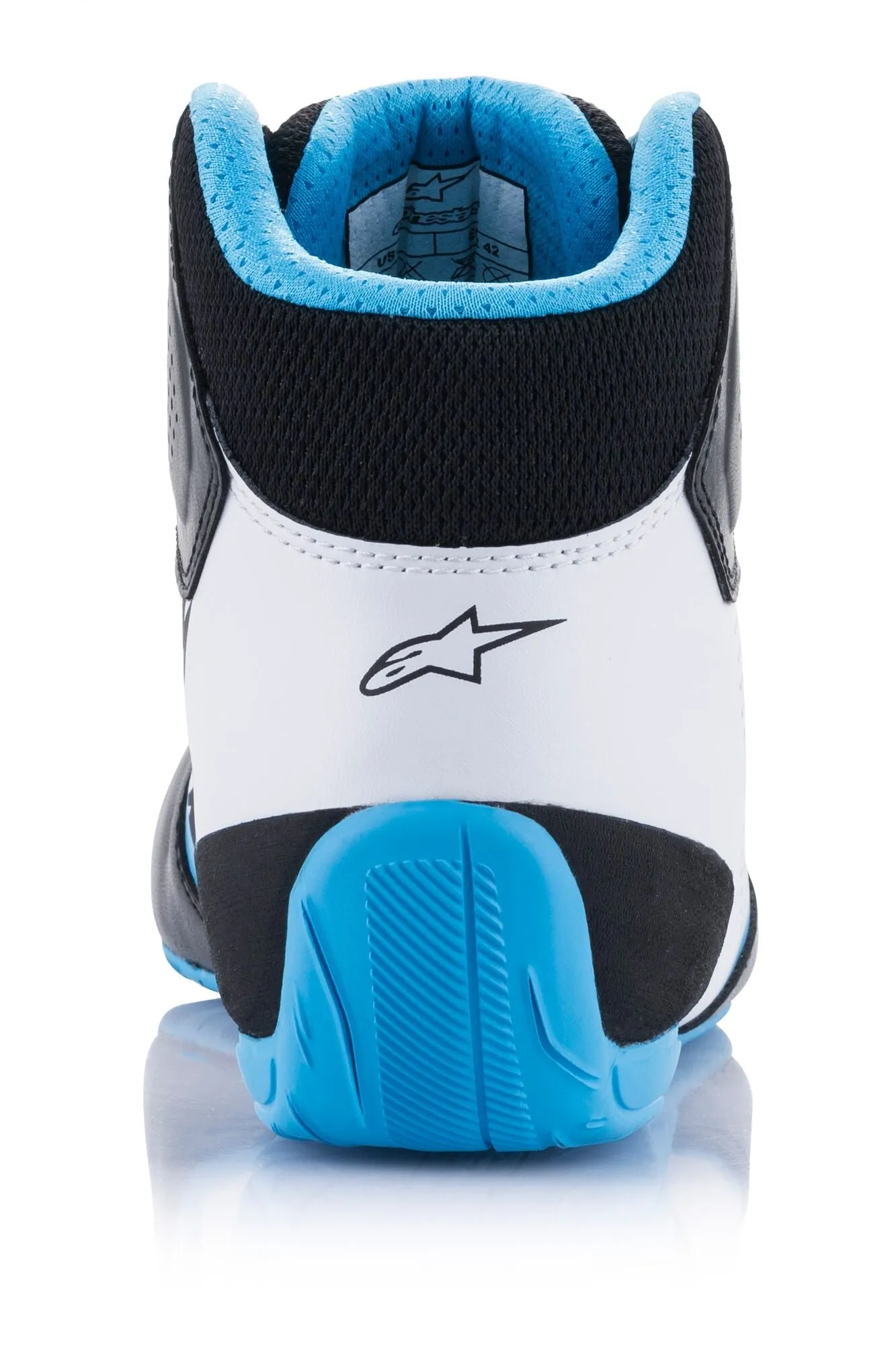 ALPINESTARS 2711521_1278_13 Karting shoes TECH-1 K START V2, black/white/light blue, Size 47