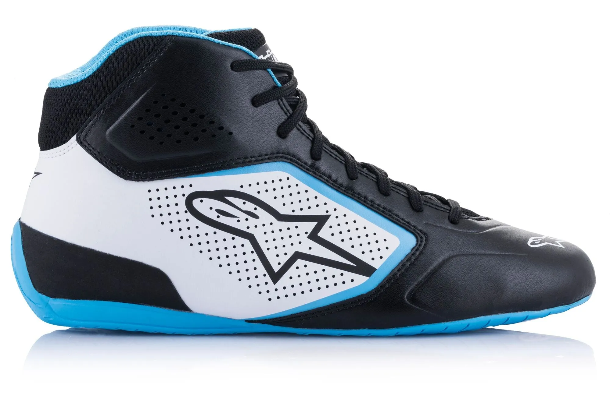 ALPINESTARS 2711521_1278_13 Karting shoes TECH-1 K START V2, black/white/light blue, Size 47