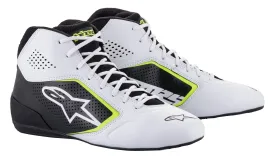 ALPINESTARS 2711521_215_2,5 Karting shoes TECH-1 K START V2, white/black/yellow fluo, Size 34