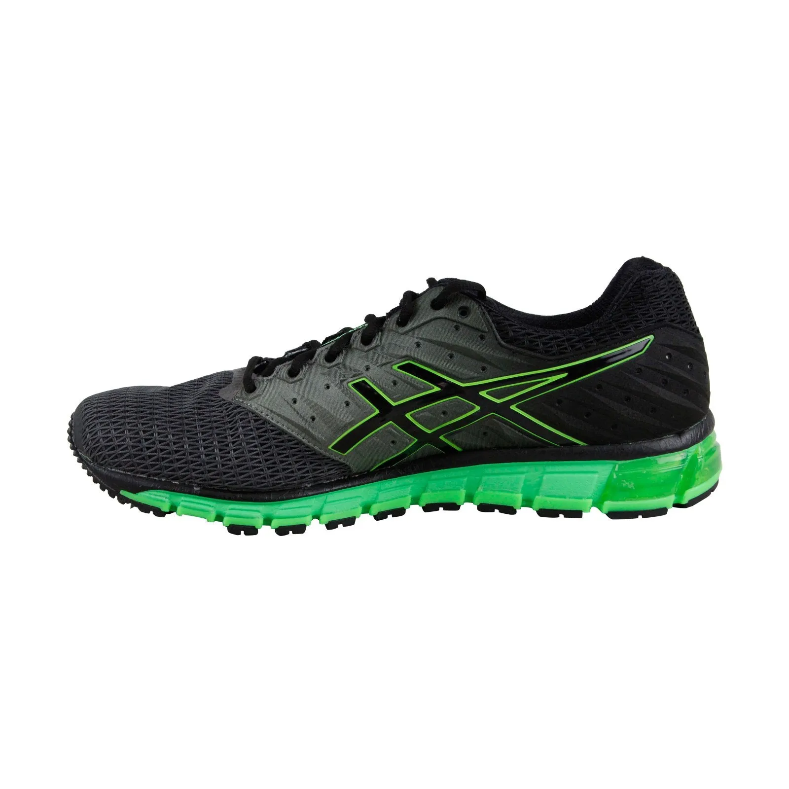 Asics Gel Quantum 180 2 T6G2N-9790 Mens Black Canvas Athletic Running Shoes