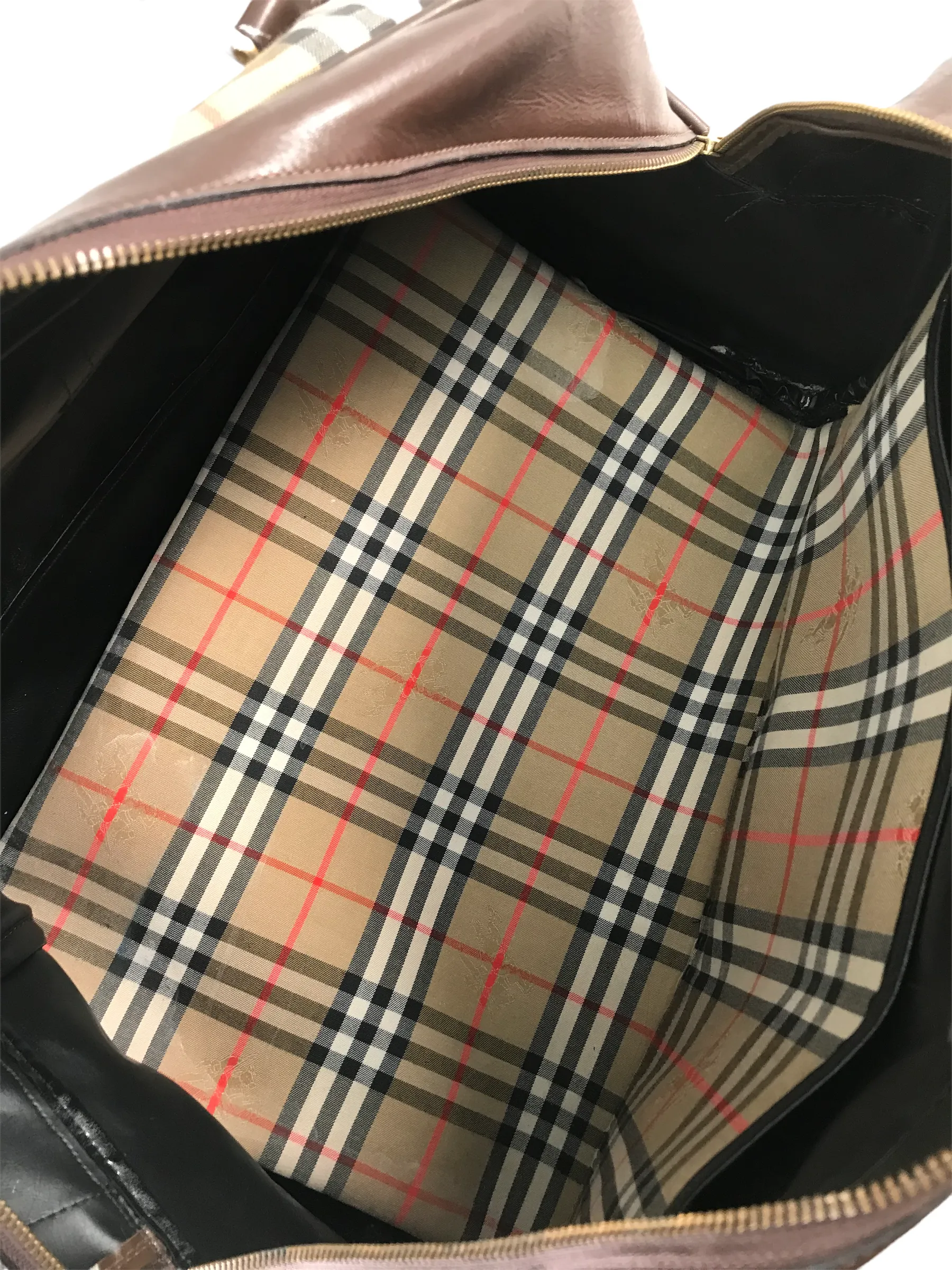 Burberry Classic Check Canvas Luggage