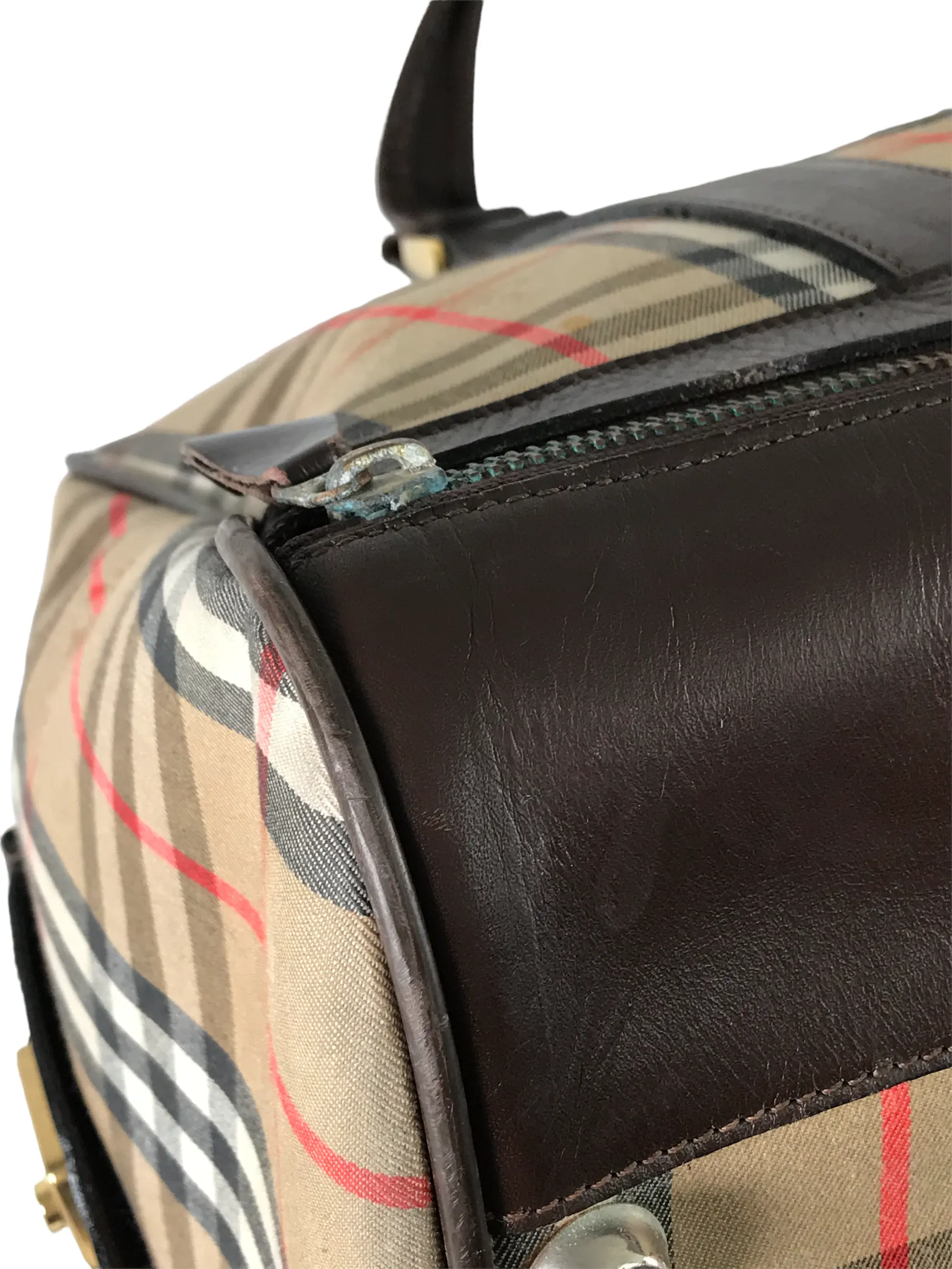 Burberry Classic Check Canvas Luggage