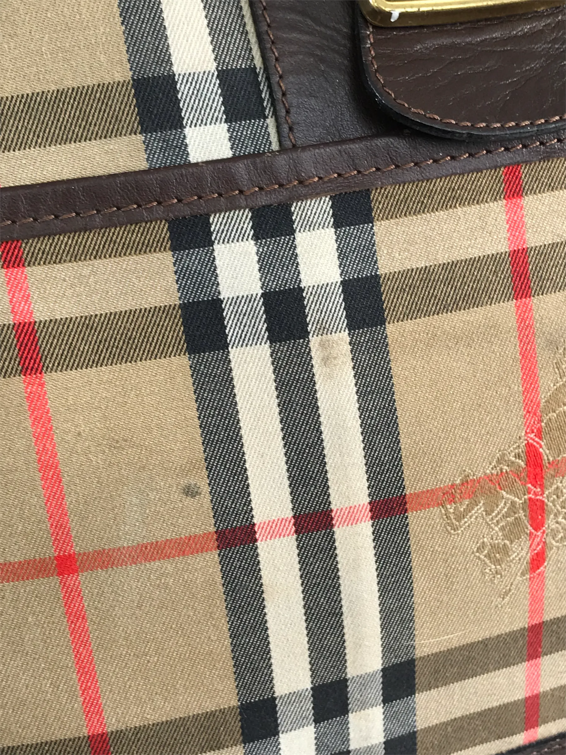 Burberry Classic Check Canvas Luggage