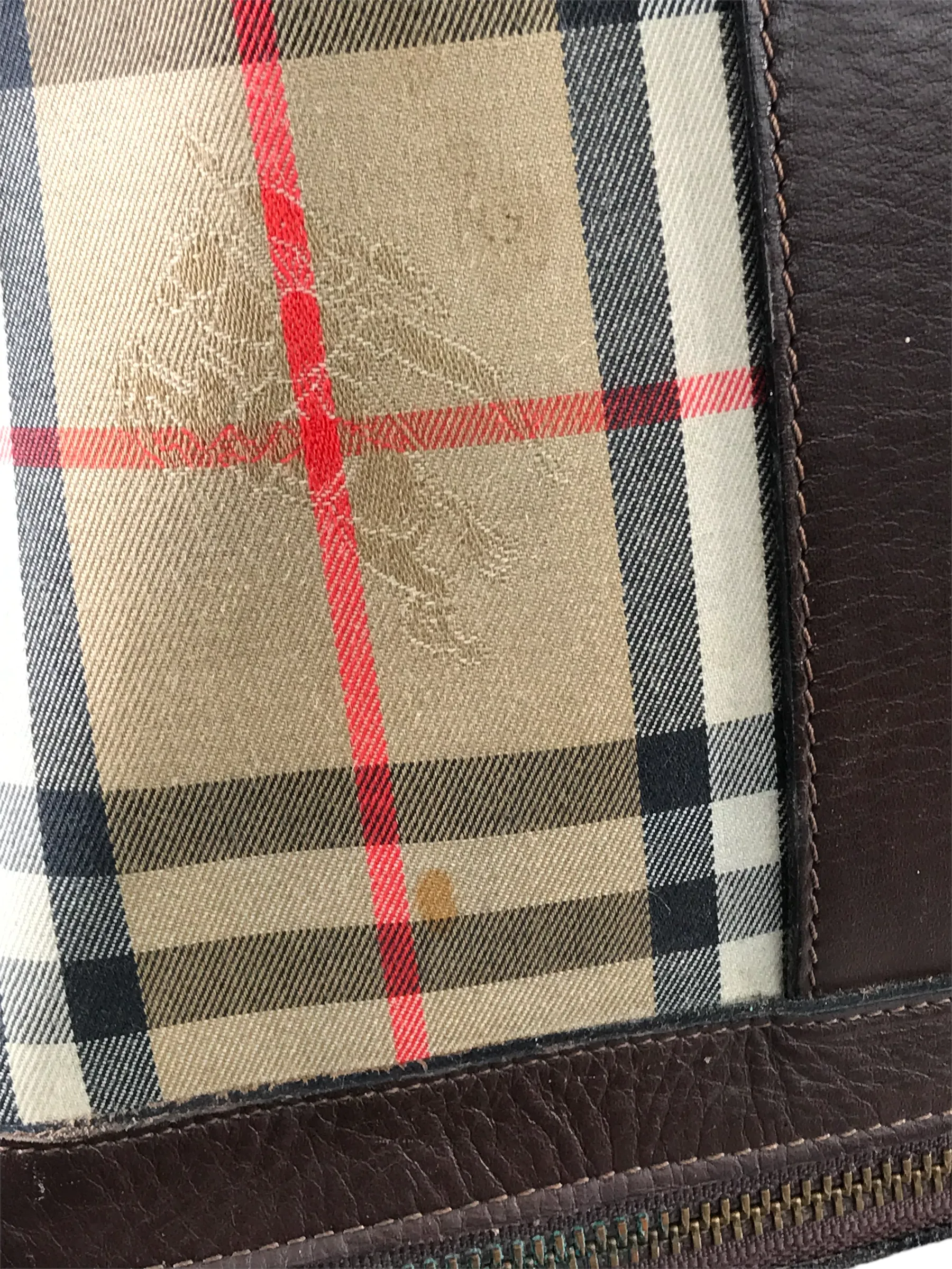 Burberry Classic Check Canvas Luggage