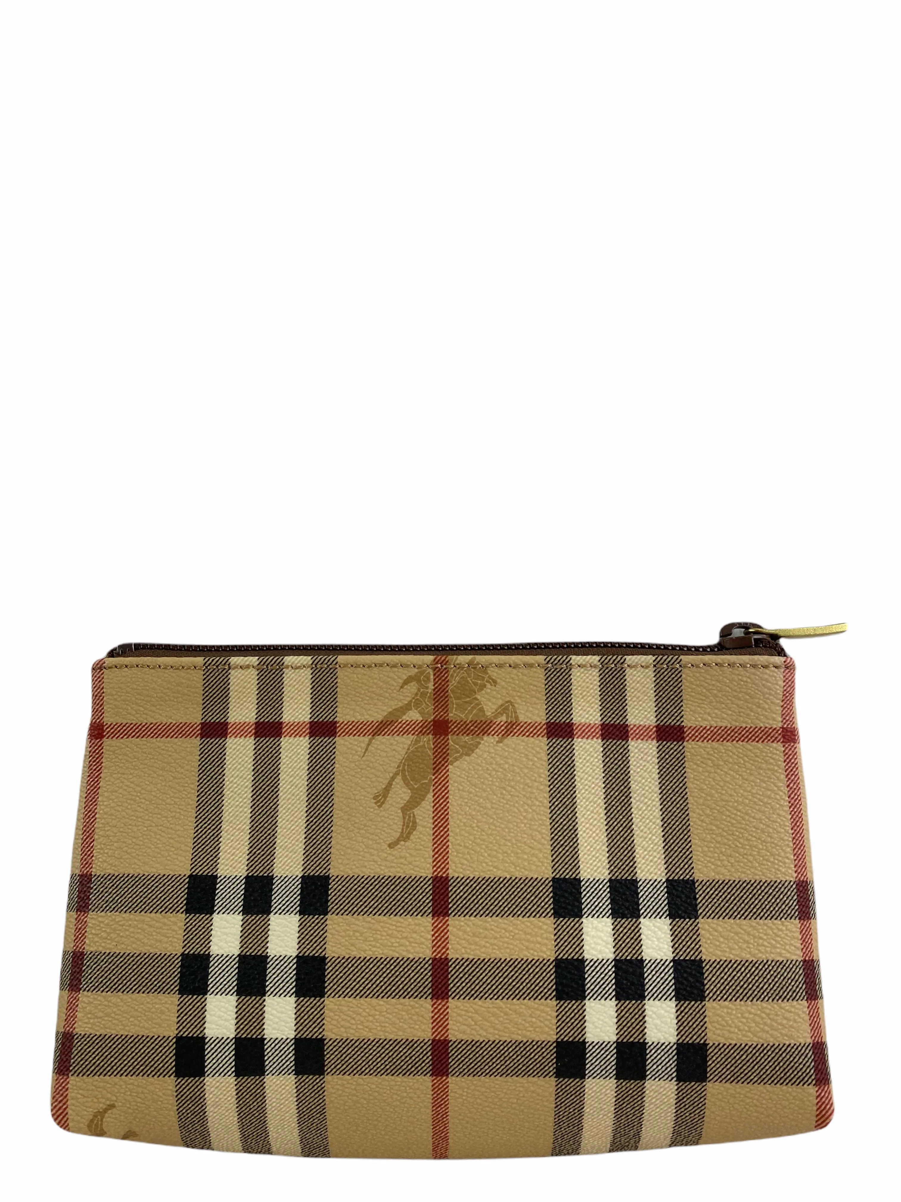 Burberry Classic Nova Check Canvas Makeup Case