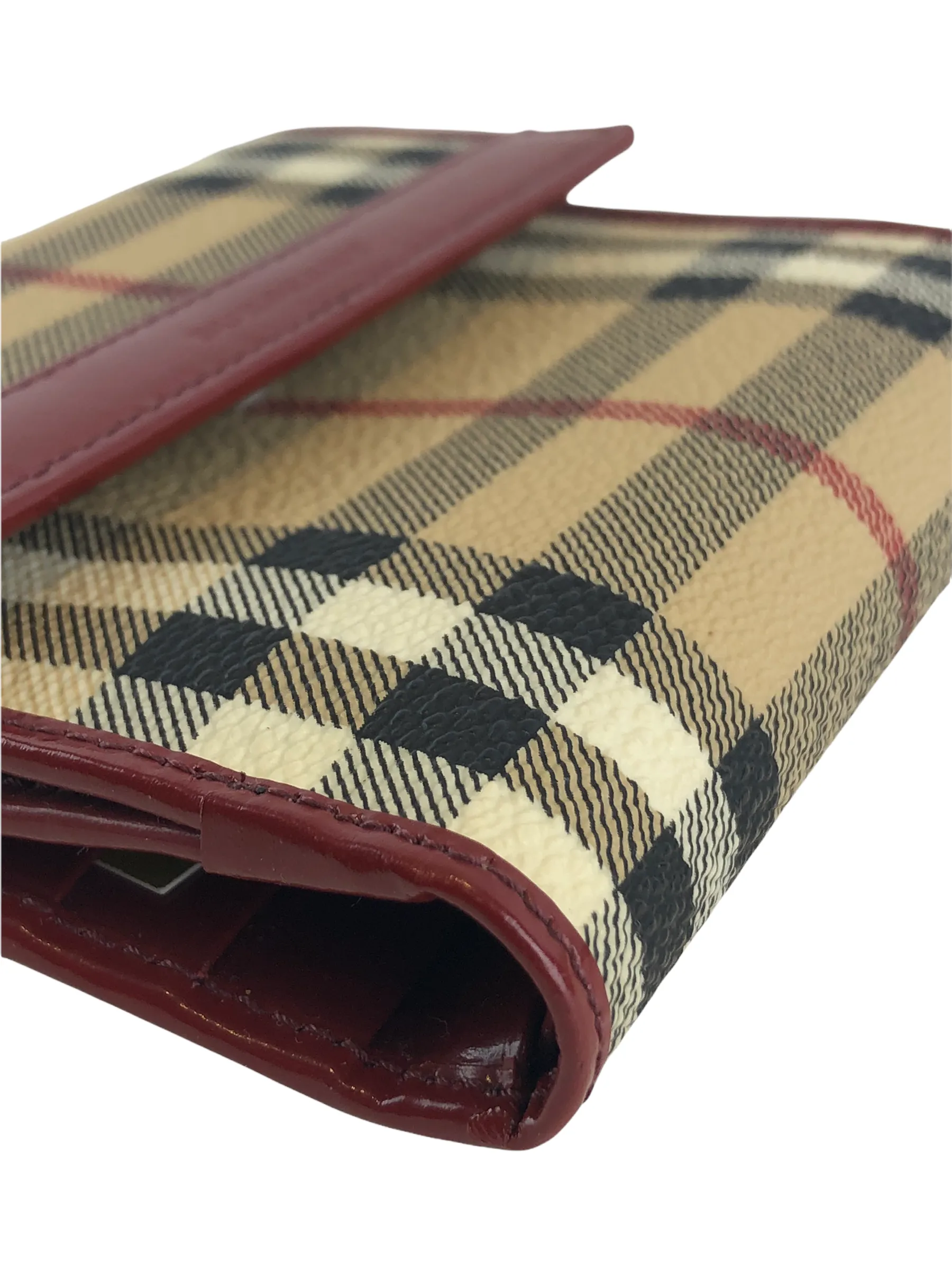 Burberry Classic Plaid Canvas Wallet