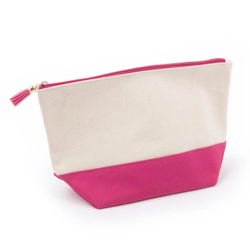 Canvas Cosmetic Pouch