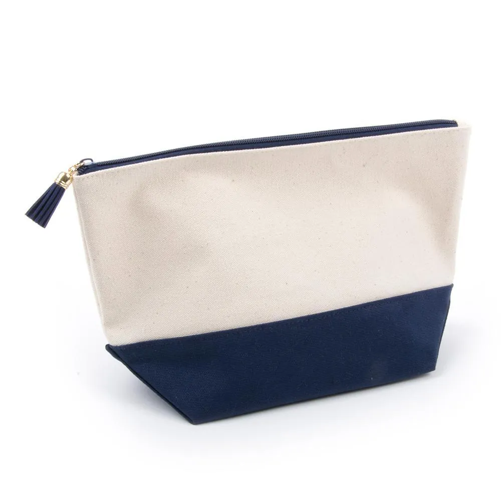 Canvas Cosmetic Pouch