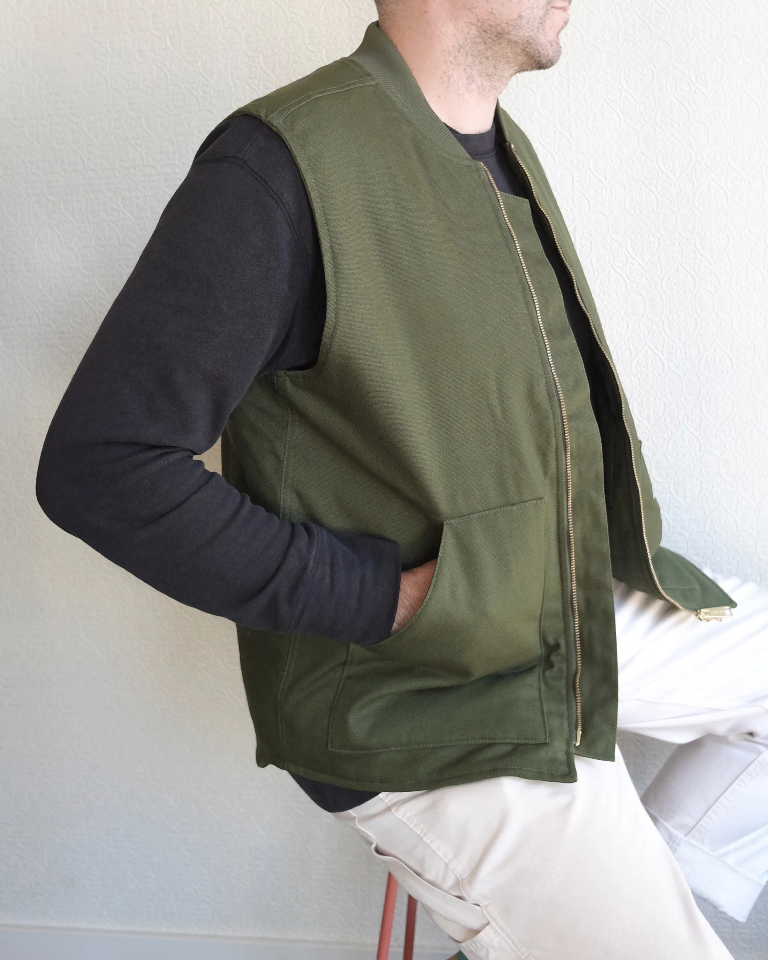 Classic Vest, Tarragon Green