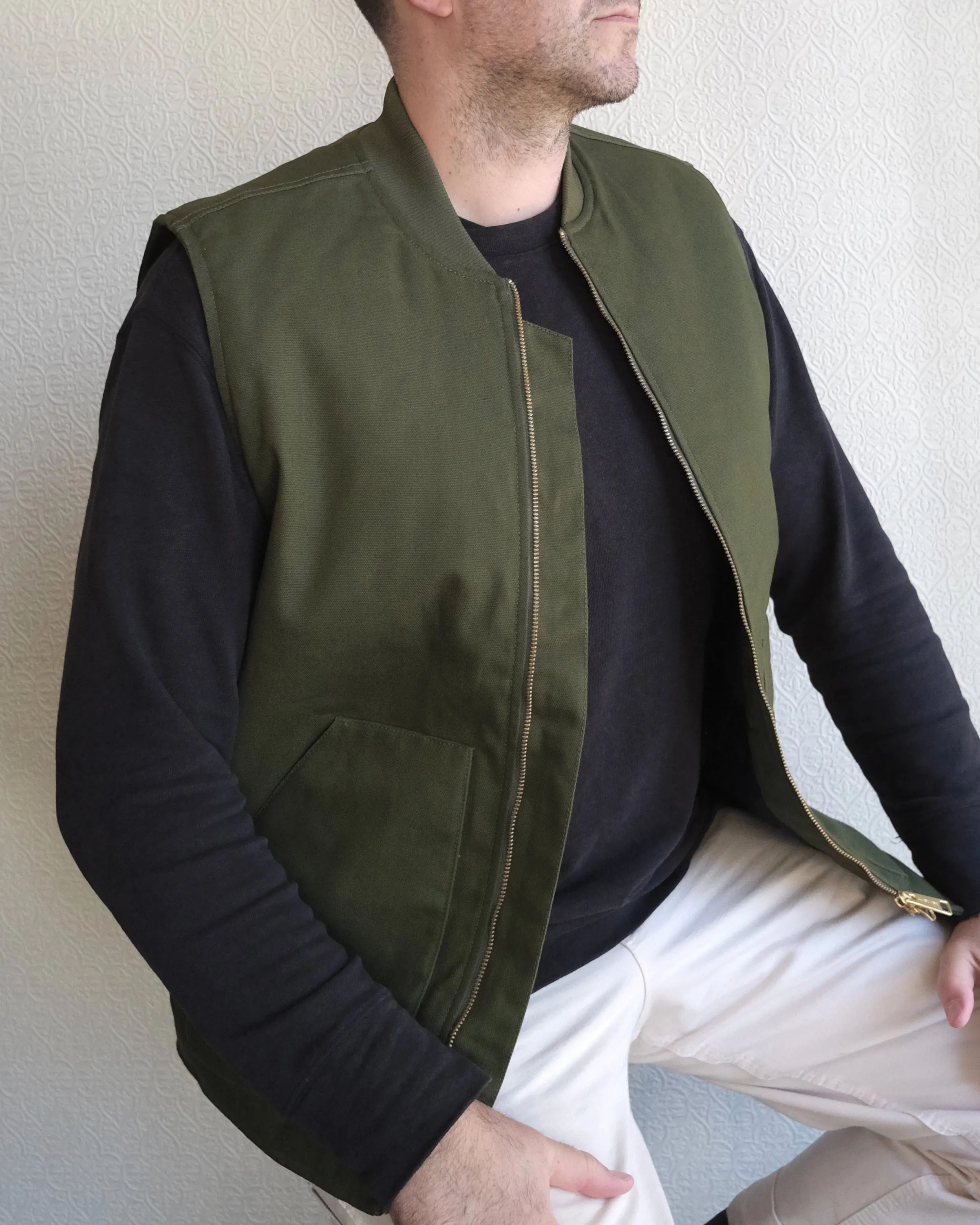 Classic Vest, Tarragon Green