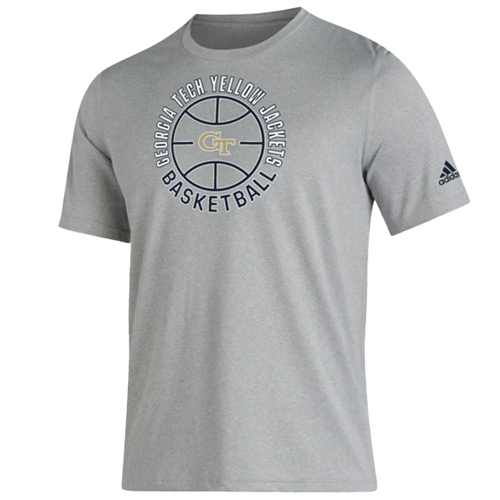 Georgia Tech Adidas Locker Room Creator Grey T-Shirt