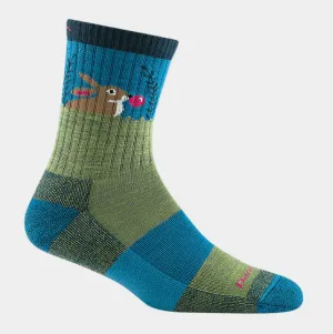 Kids Bubble Bunny Jr. Micro Crew Lightweight Sock - Willow