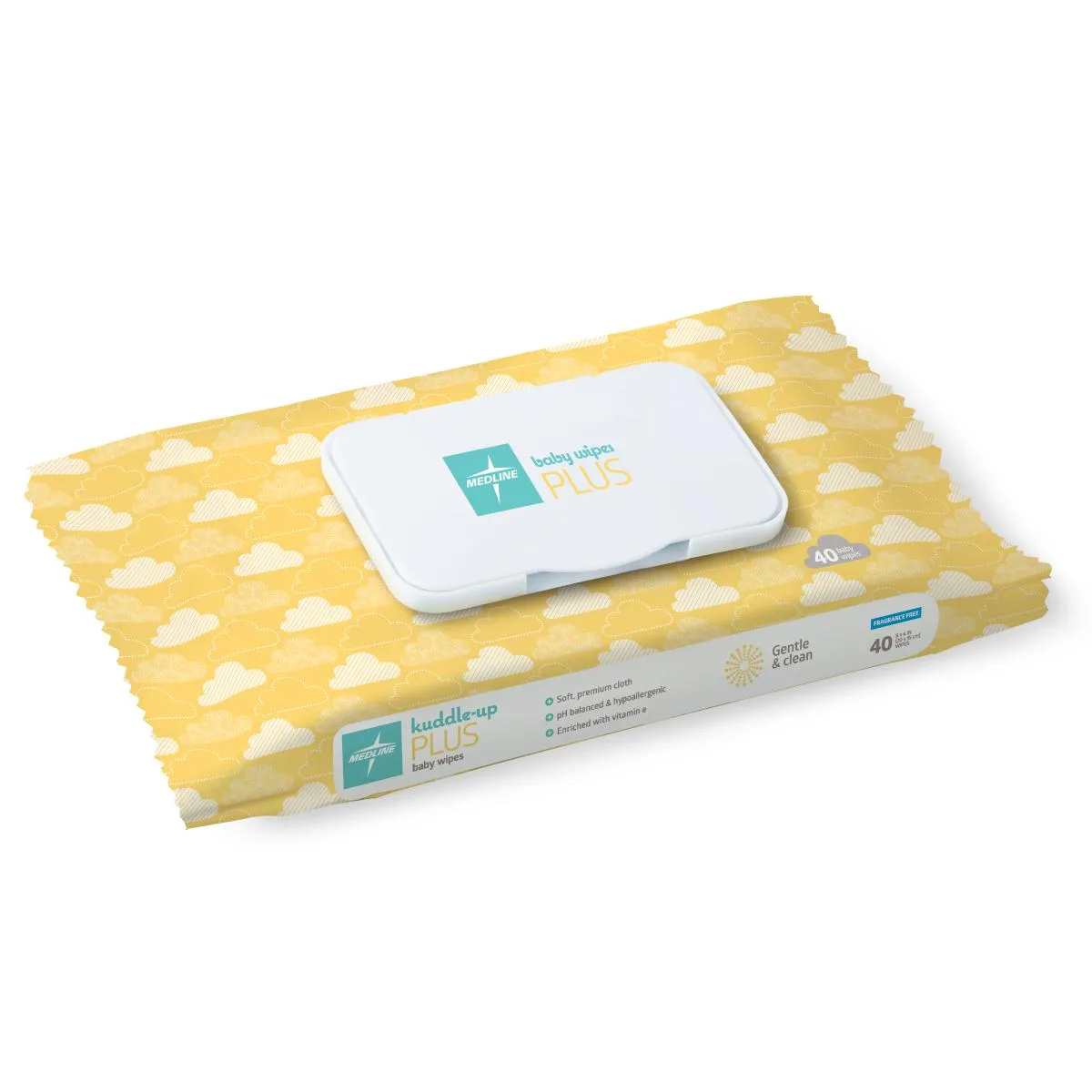 Medline Hypoallergenic Fragrance-Free Baby Wipes