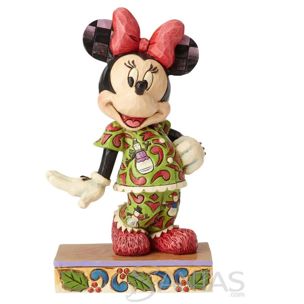 Minnie Mouse in Christmas Pajamas - Comfort and Joy