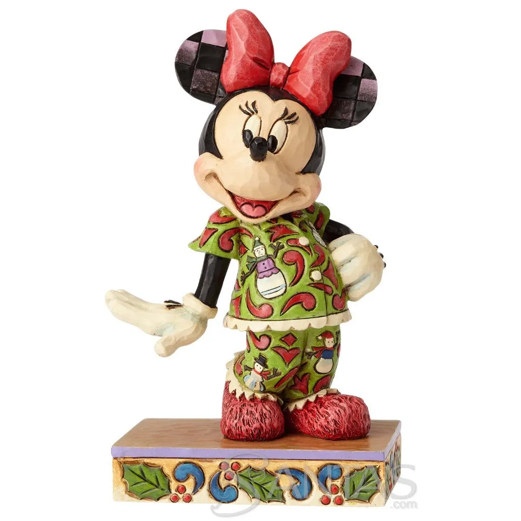 Minnie Mouse in Christmas Pajamas - Comfort and Joy