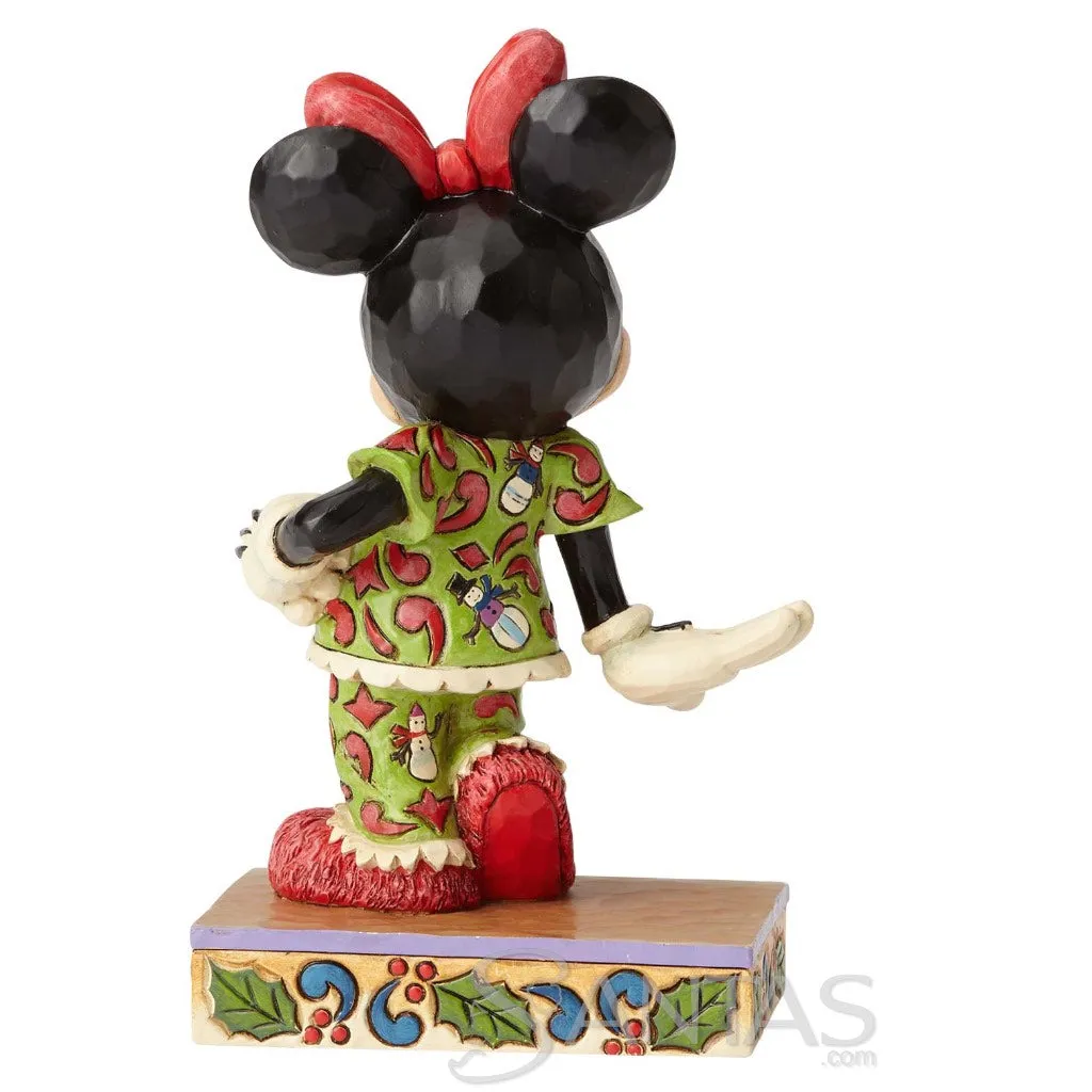 Minnie Mouse in Christmas Pajamas - Comfort and Joy