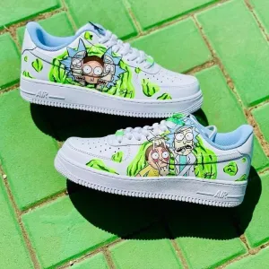 NEW*  Pre-Order * Custom Made Rick And Morty Sneakers