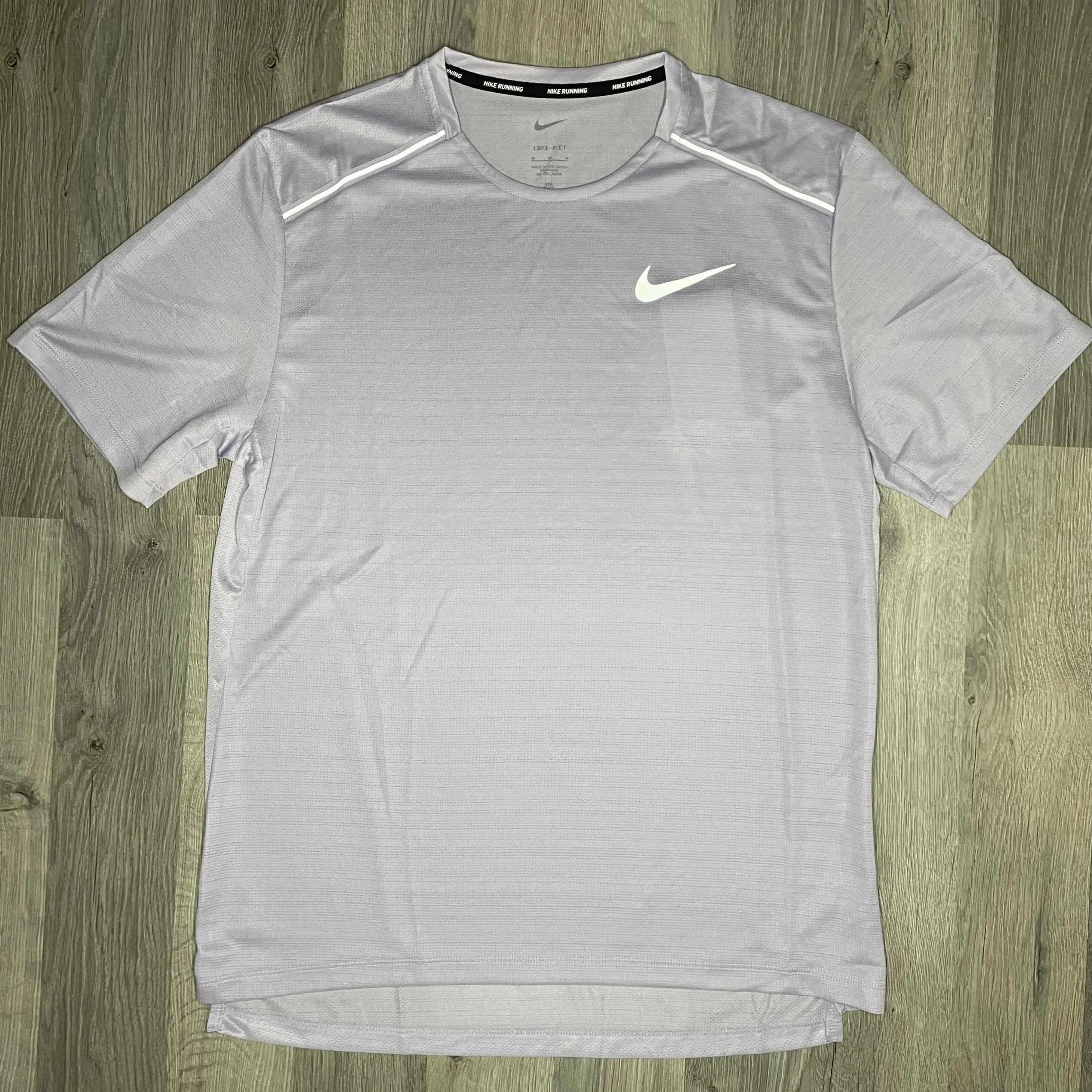 Nike Miler & Flex Stride 2.0 Set - Tee & Shorts - Hydrangea Pink / Grey