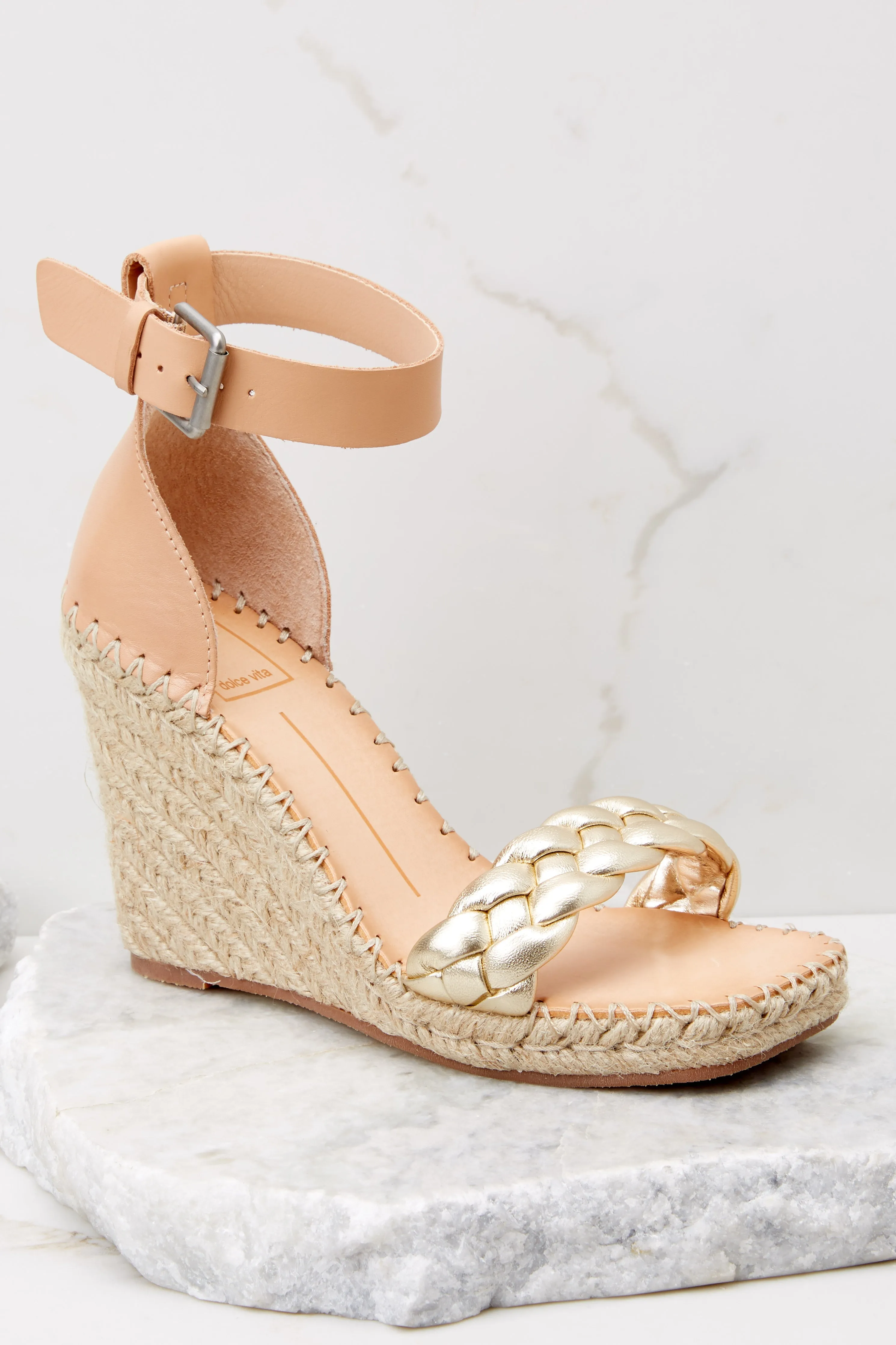 Nilton Gold Multi Leather Heels