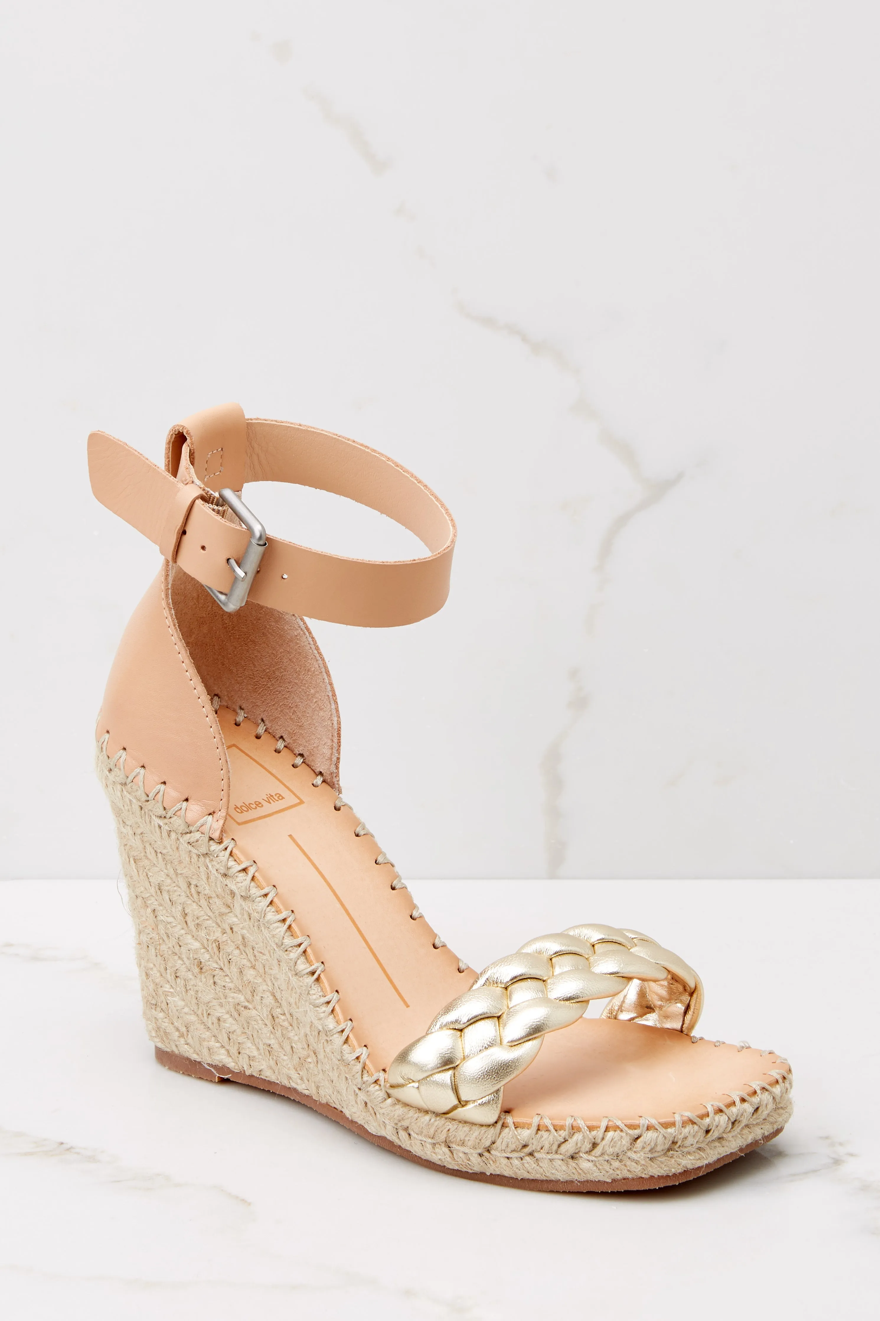 Nilton Gold Multi Leather Heels