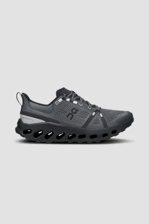 ON | Men's Cloudsurfer Trail shoe in Black/Eclipse