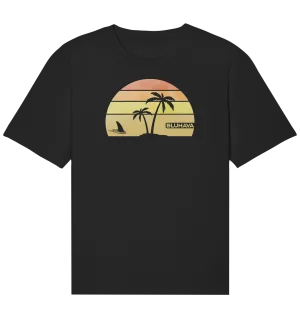 "Sunset Shark Place" - Herren Premium Organic Relaxed Shirt