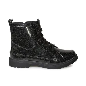 UGG Robley Glitter Black Boots - Youth