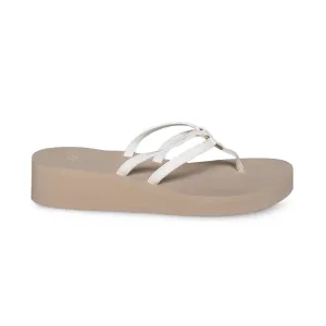 UGG Sandie White Flip Flops - Women's