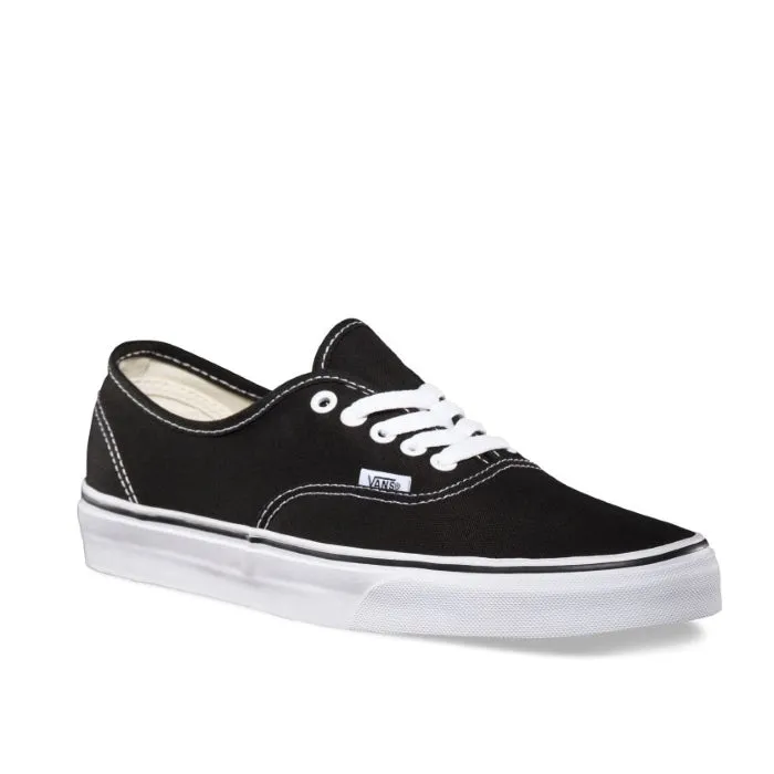 Vans Authentic Black White Mens Womens NOT RETURNABLE