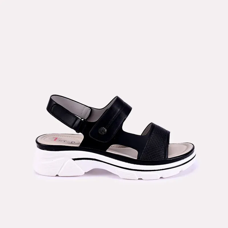 Willa Black Casual Sandals 0421294