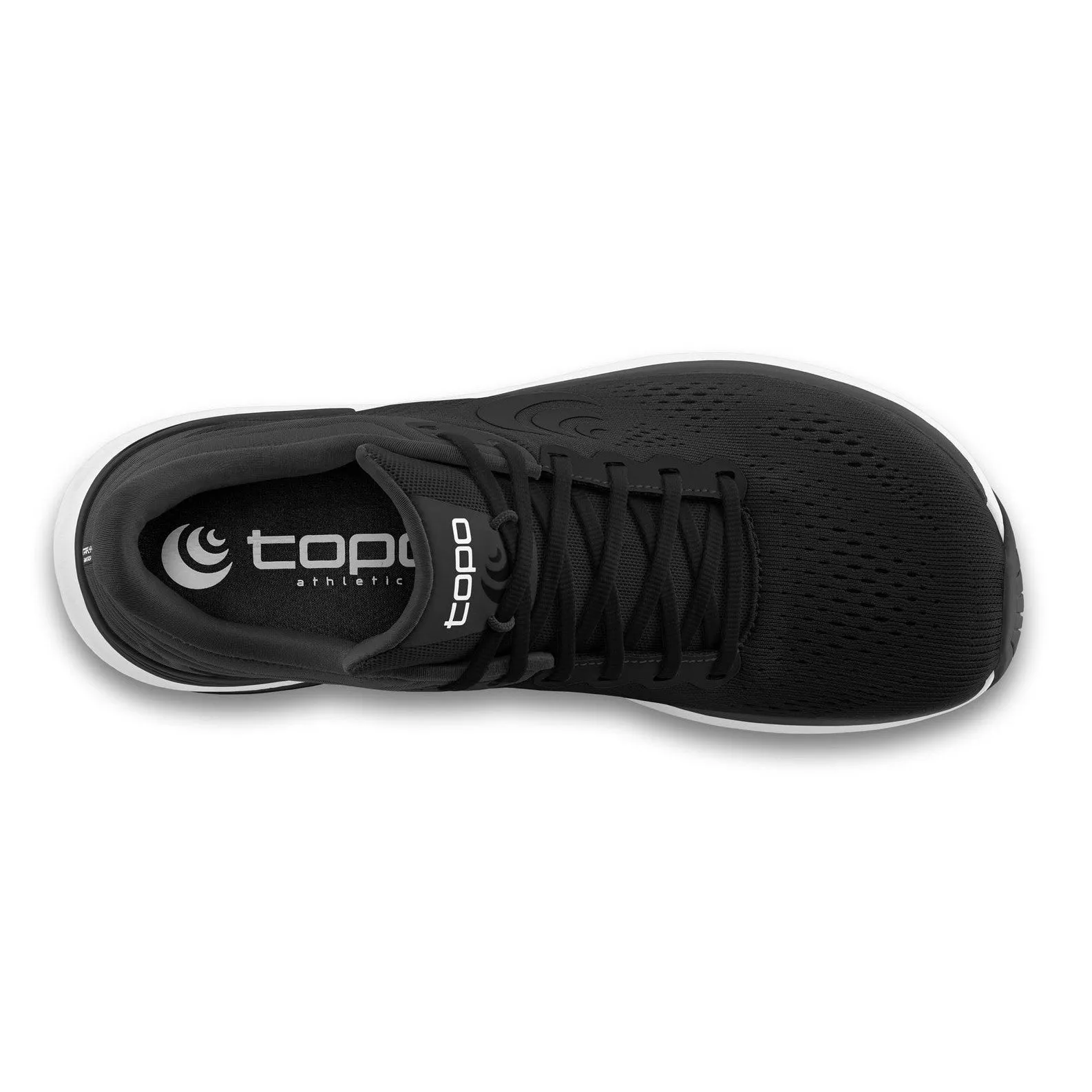 Women's Topo Athletic Ultrafly 5 Running Shoe in Black White